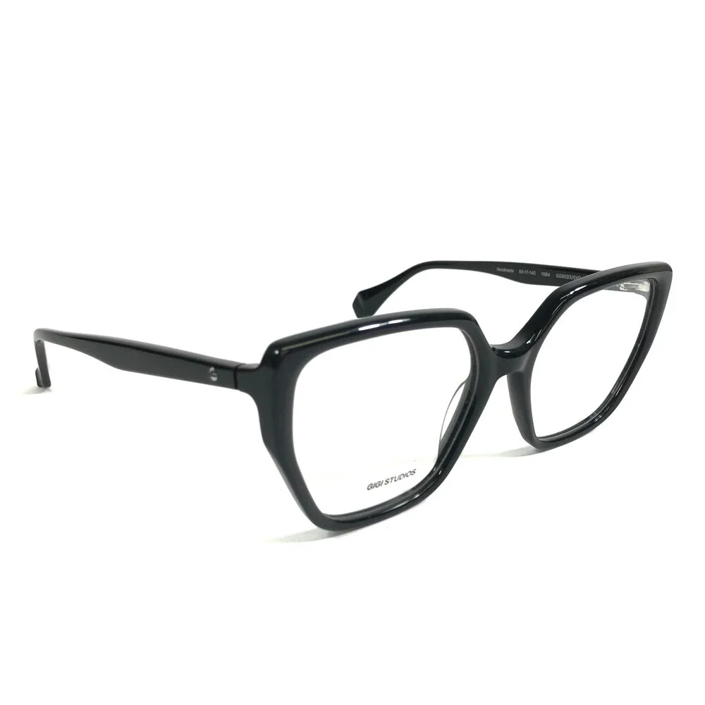 Gigi Studios Eyeglasses Frame ALARIC GS9003/01O Black Cat Eye Full Rim 55-17-140